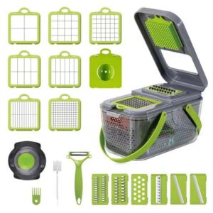 Multi-Functional 12-in-1 Vegetable Slicer